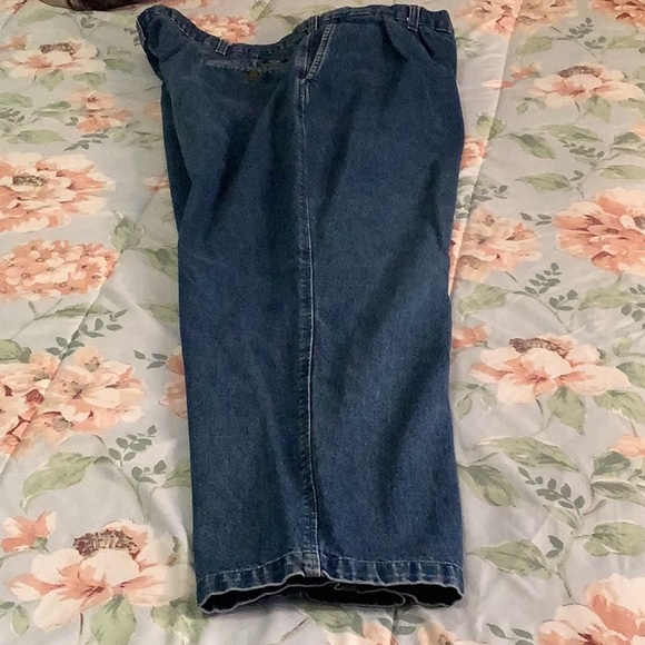 Dockers Khakis Jeans dark Blue cotton 4 pockets 40”x29” in great shape classi… - Picture 2 of 14